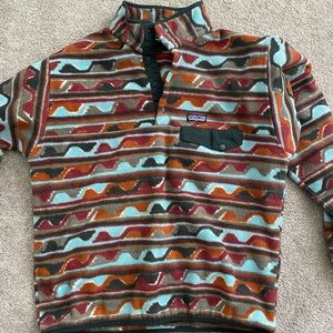 Patagonia fleece quarter button up